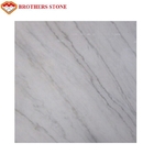 灰色の静脈が付いている白い大理石、白い美の大理石を傷特定のサイズにカットしないで下さい