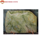 家の装飾のための緑のオニックス大理石の石の平板15-18mmの厚さ