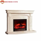 屋内装飾的のための容易な設置白い大理石の火の環境の古典的な設計