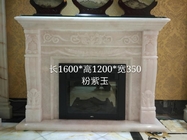 自由で永続的で白い大理石の暖炉の環境、白い大理石のタイルの暖炉