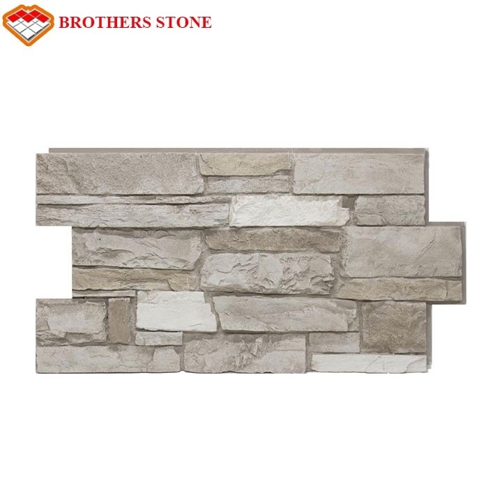 長方形の性質は石造りのパネルの壁の石のベニヤ/棚の石造りのベニヤを培養しました