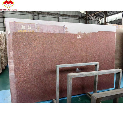 現代インド 赤花石板 外部内壁石とドアフレーム 磨いた表面