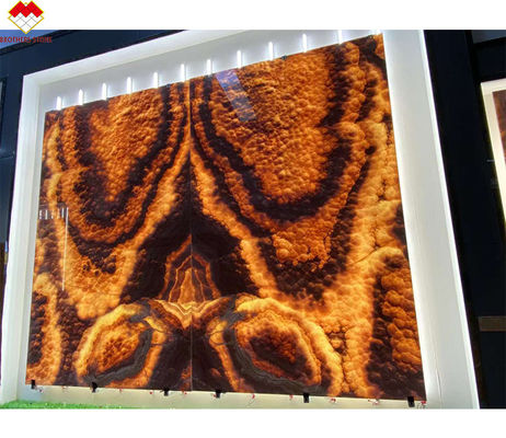 モダンデザイン レッド ドラゴン ジャード オニックス スラブ 壁板 床タイル グレード 装飾