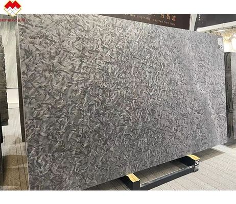 ブラックスクォーツィート石 ウォールフロア Versace ダークグレー キッチンカウンタータップ バニティ