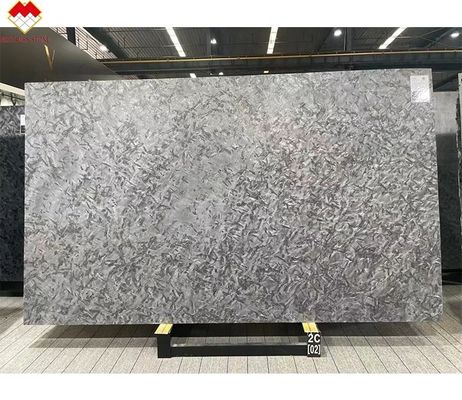 ブラックスクォーツィート石 ウォールフロア Versace ダークグレー キッチンカウンタータップ バニティ