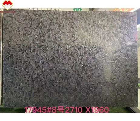 ブラックスクォーツィート石 ウォールフロア Versace ダークグレー キッチンカウンタータップ バニティ