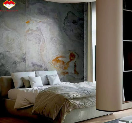 柔軟なスレート石板 壁カバー ホテル・ヴィラ・インテリアの近代的なデザイン