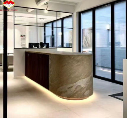 柔軟なスレート石板 壁カバー ホテル・ヴィラ・インテリアの近代的なデザイン