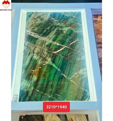 18 20mm 厚のフクシート 水晶緑色 豪華 皇室 エメラルド 緑色 クォーツイト 台台