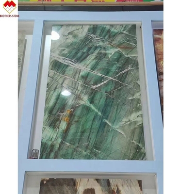 18 20mm 厚のフクシート 水晶緑色 豪華 皇室 エメラルド 緑色 クォーツイト 台台