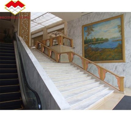 内装用 天然大理石の螺旋階段 細工された尺寸に合わせて切った脚台と現代的なスタイル