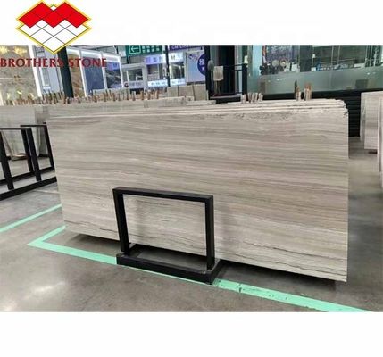 設計された床壁パネル/板 灰色木の穀物大理石で,カスタマイズされたスタイル