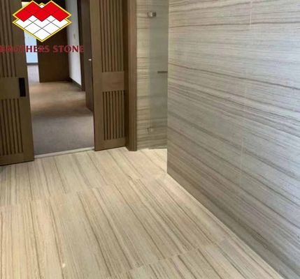 設計された床壁パネル/板 灰色木の穀物大理石で,カスタマイズされたスタイル