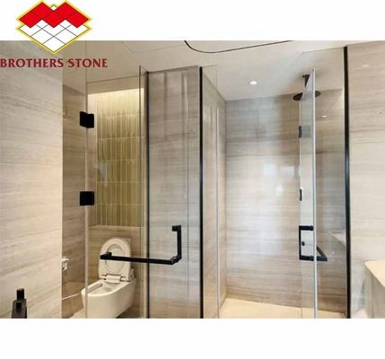 設計された床壁パネル/板 灰色木の穀物大理石で,カスタマイズされたスタイル