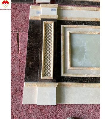 ヴィラ 背景 壁 緑色 オニックス と ベージュ 色 マルブル 石板 現代の デザイン