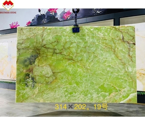 16 18mm 厚さ 緑色 オニックス 石 モダン デザイン スタイルの 壁 パネル と 台台