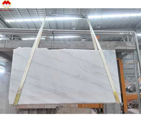 大型スラブ 室内装飾部品 洗面具 天然マケドニア 白色大理石床タイル