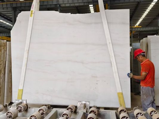 大型スラブ 室内装飾部品 洗面具 天然マケドニア 白色大理石床タイル