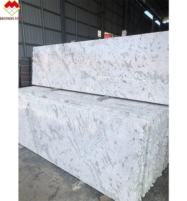 磨いたアラスカの白い花岩 キッチンカウンタータップ 島壁床タイル 60*60cm