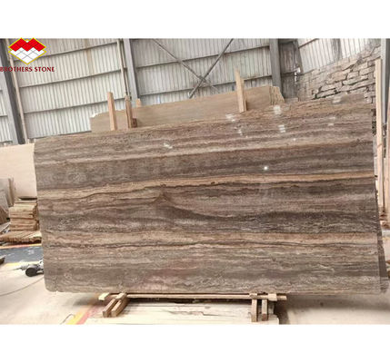 ホテル・ヴィラのためのトラベルティン・マーブルタイル 磨いた銀石 装飾