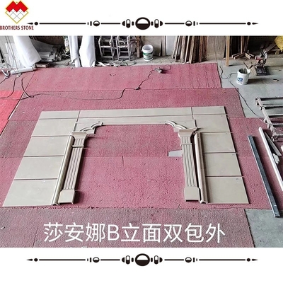 ホテルとヴィラの装飾 現代のデザインスタイル 青色オニックス 石灰石の背景
