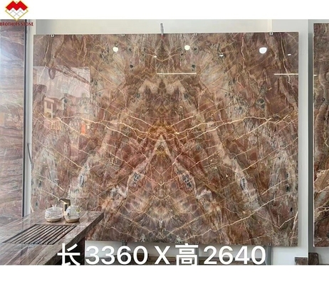 透き通る 血色 オレンジ色 赤色 オニックス 石 白色 静脈 CNF 赤色 木 静脈 マルブル 壁 パネル