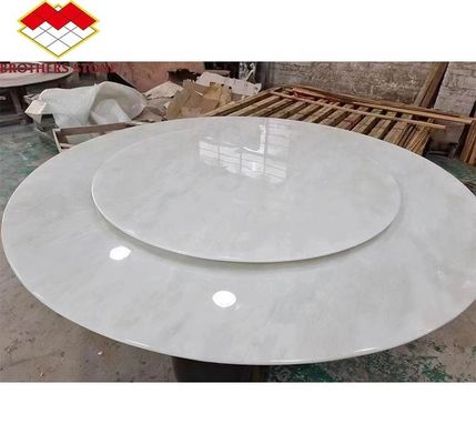 モダン・ロイヤル・ホワイト・オニックス・ホーン・マーマー・シート 壁面とダイニングテーブルセットのためのサイズに合わせてカットされたグラフィックデザインソリューション