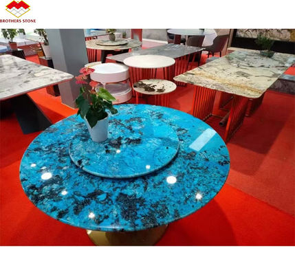 モダン・ラグジュアリー・ファンタジー 青い石 カルサイト・マーブル 卓上
