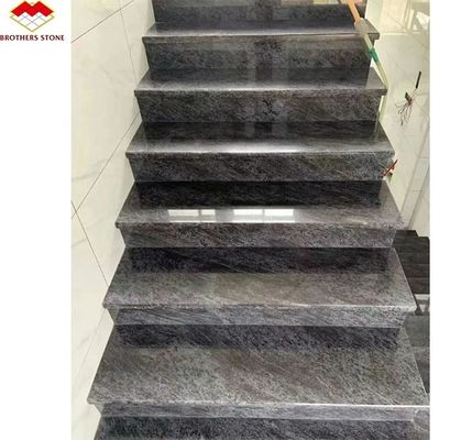 キッチンカウンタータップと床のための近代的なスタイルで磨いたビザグブルー花びらタイル