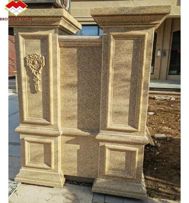 2700kg/m3 グラニット石 手彫り 尺寸に合わせて切った柱 外側の柱設計