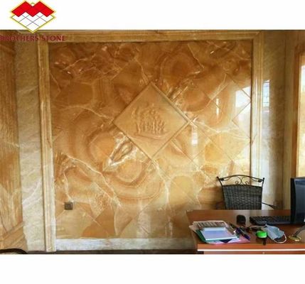 表面仕上げ デザイン 裏照明 盆や食卓用 オレンジ玉石