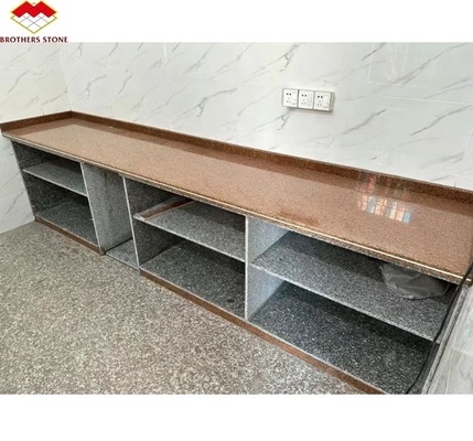 現代 磨き 磨き 中国 天然 石 キッチン カウンター トップ サイズ に 切る 赤 グラニート 石