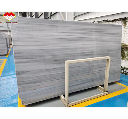 スターグレー大理石型カルサイト石 洗面台用バニティ盆とシンクのための磨きタイル