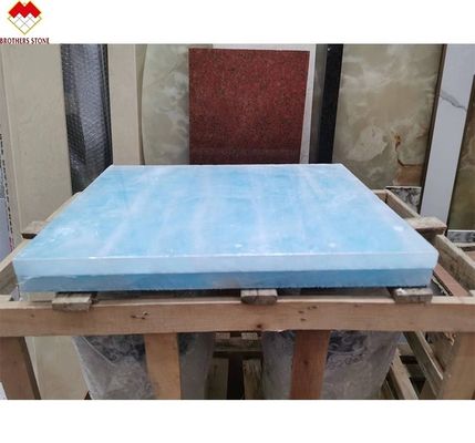 現代 床 革命 透き通る 青 玉 オンイックス 石 タイル 壁 や 床