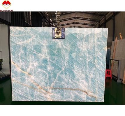 現代 床 革命 透き通る 青 玉 オンイックス 石 タイル 壁 や 床