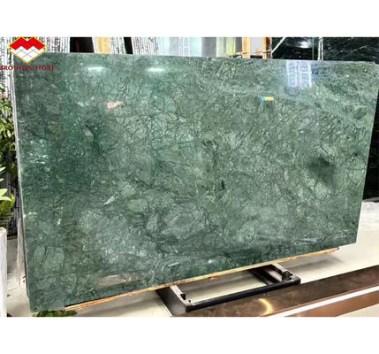 カルサイト ダークグリーン大理石 モダンデザイン ビラ 浴室 シンク ダイニングテーブル