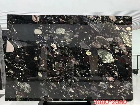 カウンタータップ 壁床デザイン ユンフのアガートパターンを持つ天然大理石板