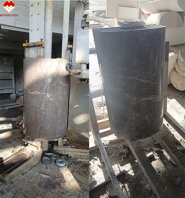 モダンデザイン オーダーメイド グレー・マーブル・コラム コーディニング・アーチ ホール・マーブル・ピラー デザイン