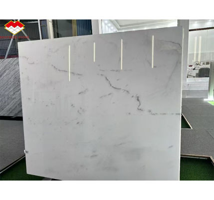 ユンフ・ブラザーズ・ストーン 最安値 白い美人玉 灰色の静脈で 高品質の大西洋の白い大理石フェニール