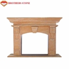 家の装飾のための普及した設計ローズの大理石の暖炉の環境