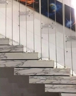 階段はステップおよび暴徒の中国の工場によってカスタマイズされるサイズの大理石の石の平板のタイルを踏む