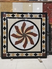 デラックスな内部のロビーのウォーター ジェットの円形浮彫りの花の大理石のPetternsの装飾的な壁