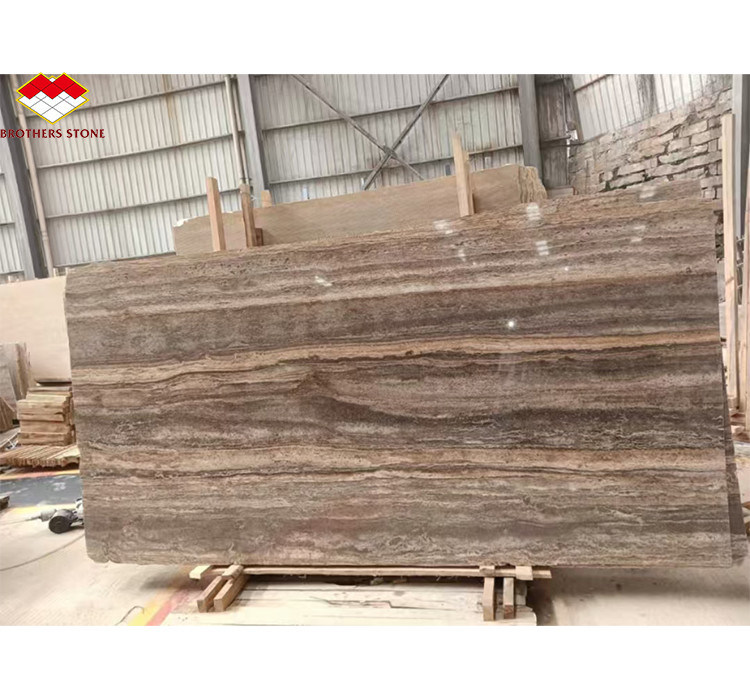 ホテル・ヴィラのためのトラベルティン・マーブルタイル 磨いた銀石 装飾